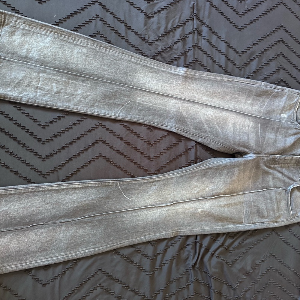 Men's Silver Bootcut Jeans